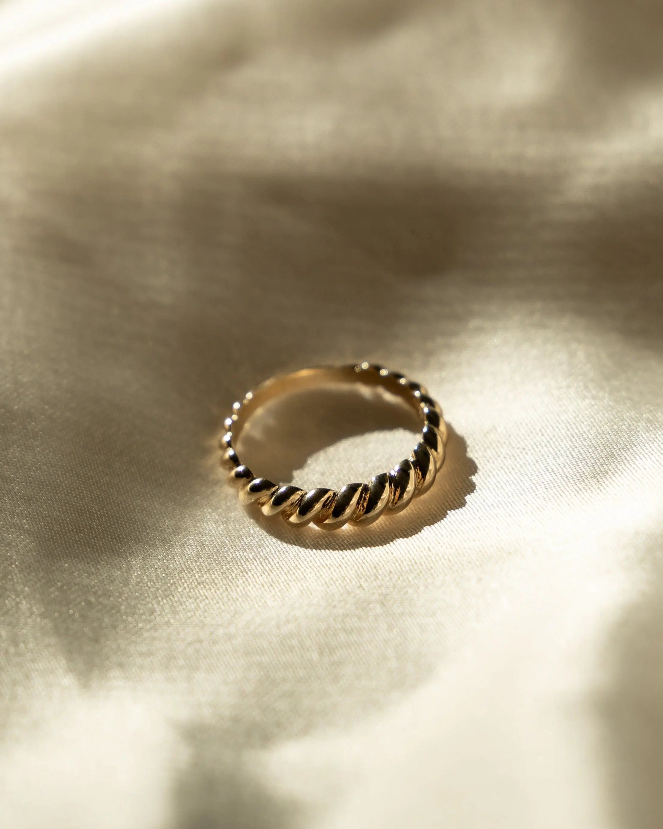 Blair Ring styled on hand with other IGGI Jewellery rings