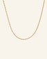 18k gold-filled rope chain necklace – product flatlay