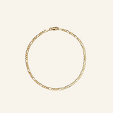 Flat Figaro Chain Bracelet