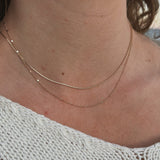 Extra Dainty Box Chain Necklace