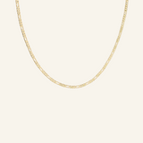 Thin Flat Figaro Chain