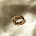 Blair Ring styled on hand with other IGGI Jewellery rings