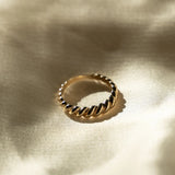 Blair Ring styled on hand with other IGGI Jewellery rings