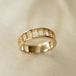 Close-up of Kira Ring on neutral fabric – IGGI Jewellery