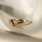 Close-up of Lara Ring on neutral fabric – IGGI Jewellery