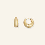 Mini Mona Hoops 18k gold-filled earrings by IGGI Jewellery