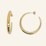 Rue Hoops - 18k Gold-Filled Classic Hoop Earrings by IGGI Jewellery
